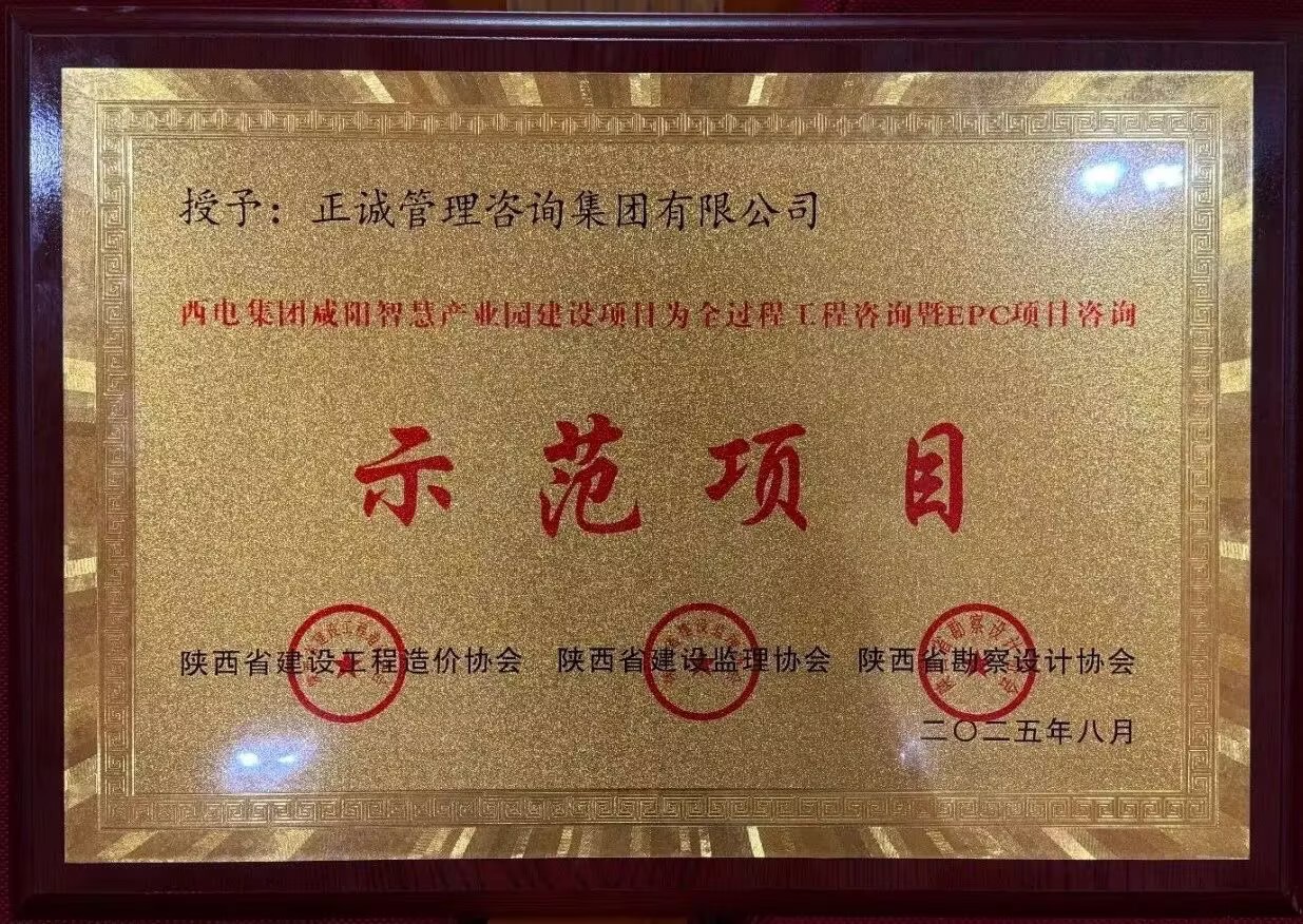 三大協會-2025年全過程工程咨詢暨EPC項目咨詢示范項目